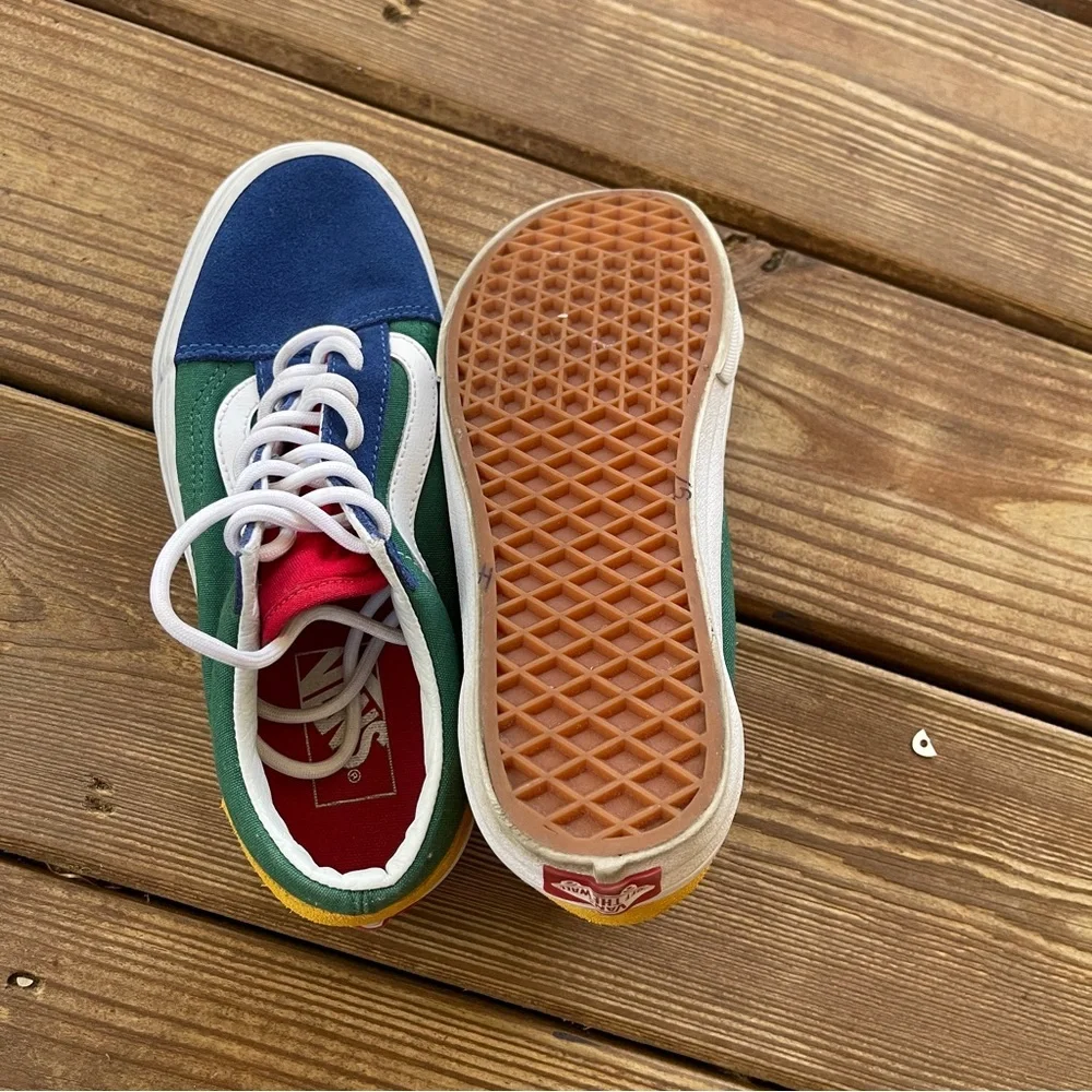 Vans Old Skool “Yacht Club” Colorblock Sneakers Women’s 6.5 Multicolor